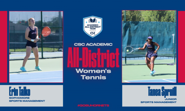 Talko and Spruill Named CSC Academic All-District