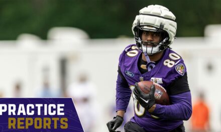 Practice Report: Isaiah Likely Stuns Ravens Legends With Leaping Catch