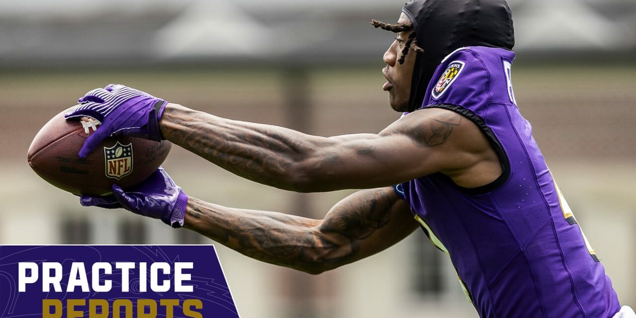 Practice Report: Zay Flowers Elevates for Impressive Touchdown