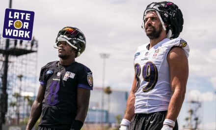 Late for Work: Ravens’ Offensive Triplets Ranked Second-Best in NFL