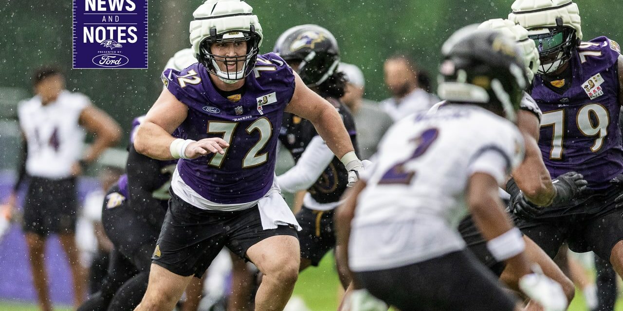 John Harbaugh Gives Update on Offensive Line Competition