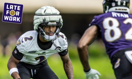 Late for Work: Nate Wiggins Did Something at Ravens Training Camp That Had Never Been Done