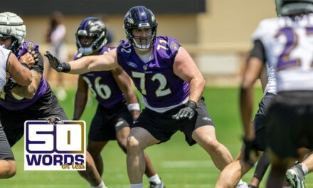 50 Words or Less: Sizing Up the Ravens’ Offensive Line