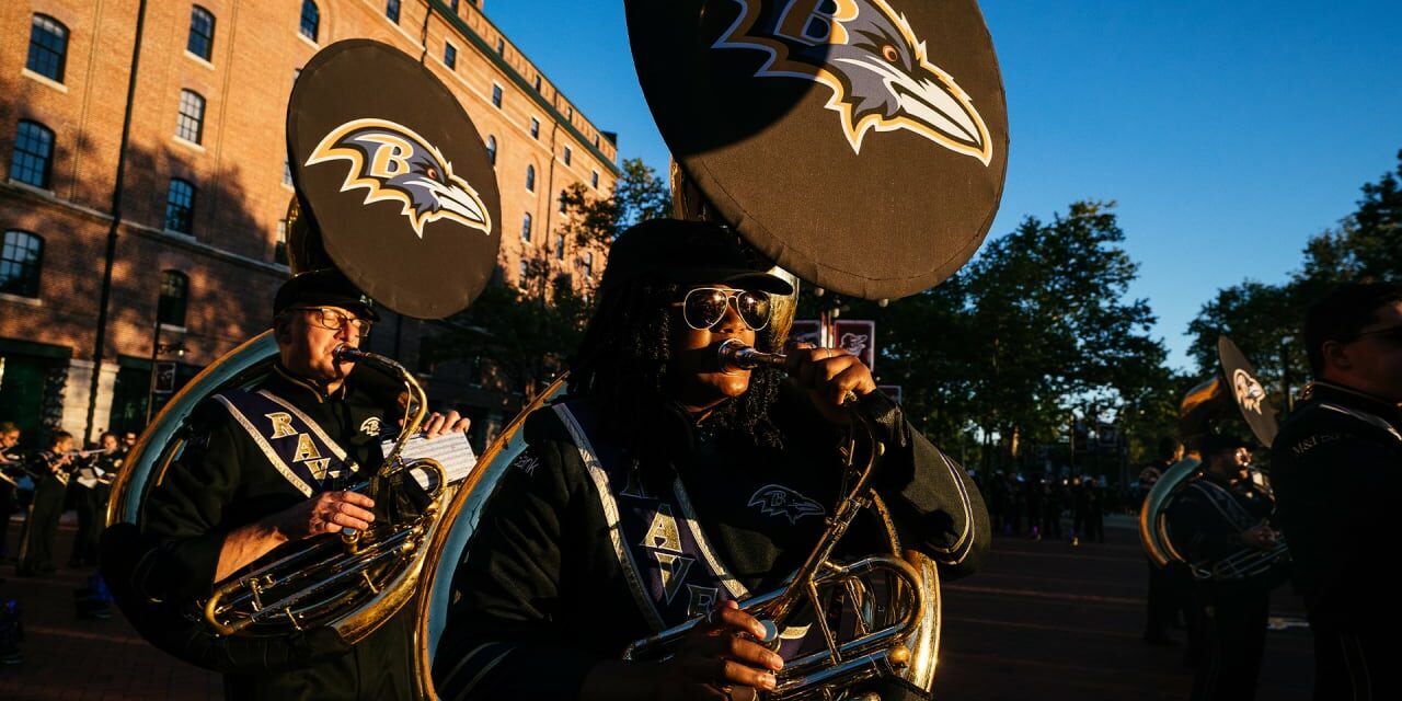 Baltimore’s Marching Ravens to Donate Musical Instruments