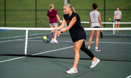 Hokies square off in team pickleball tournament