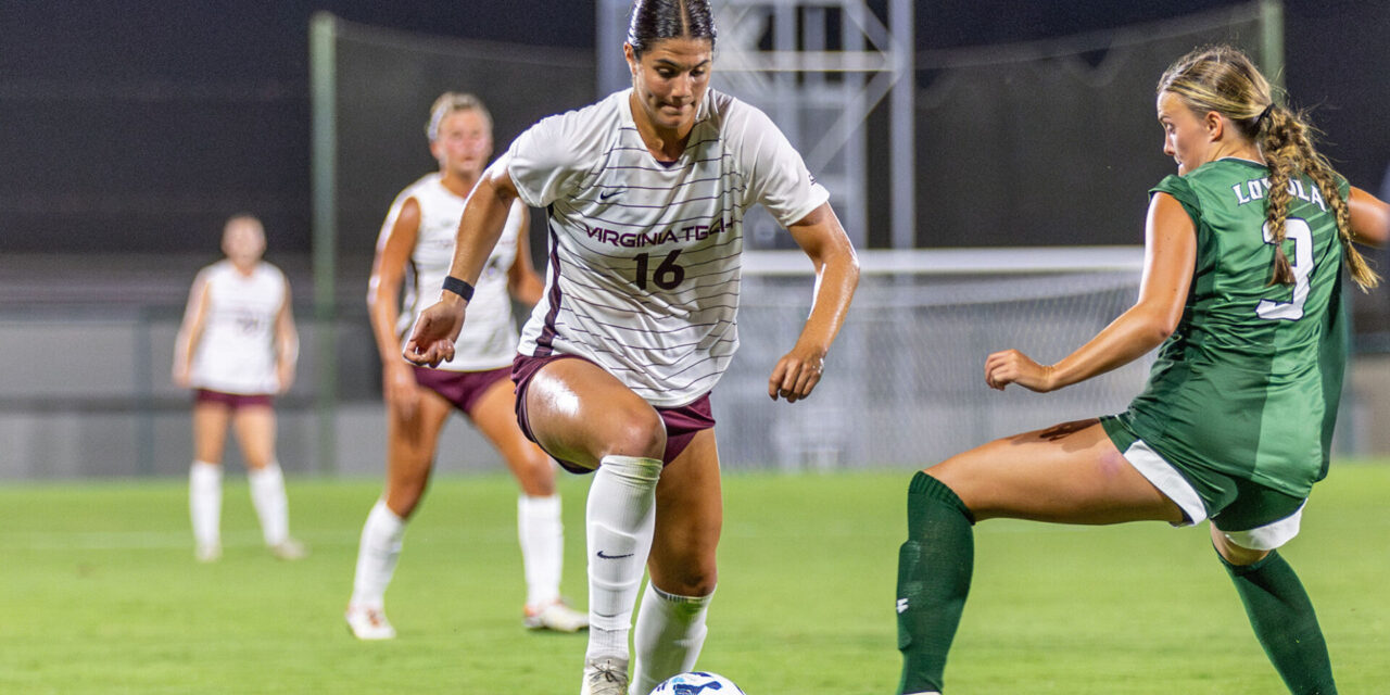 Hokies earn fourth shutout in 1-0 win over Loyola Maryland