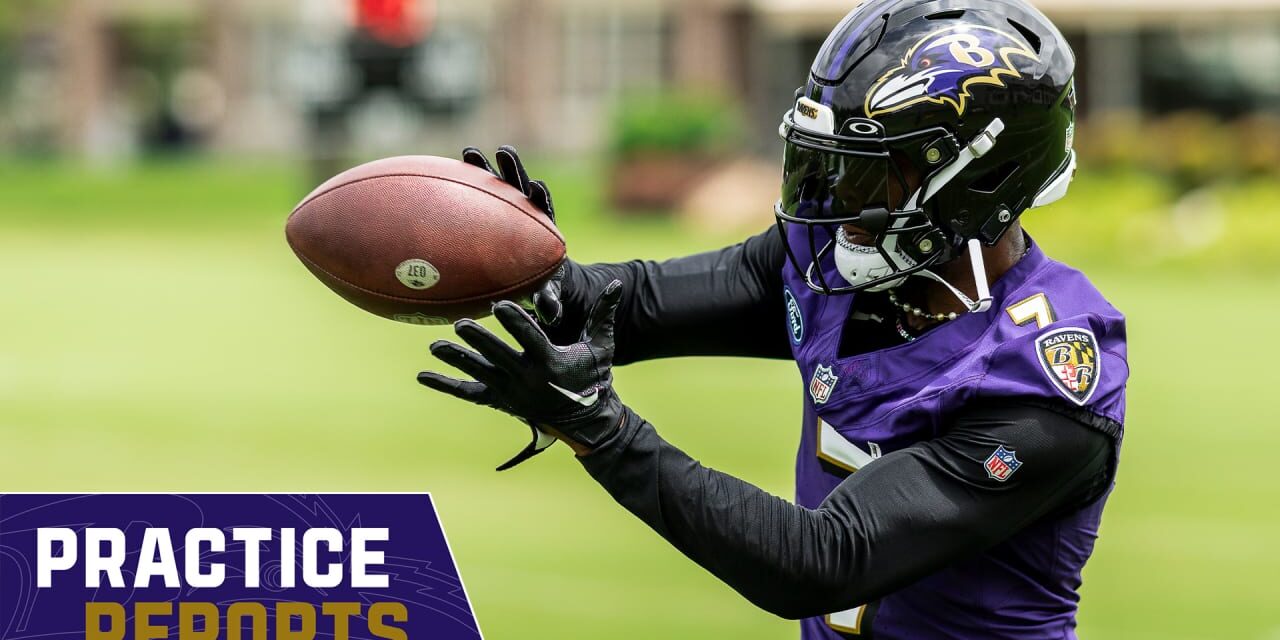 Practice Report: Lamar Jackson Hits Rashod Bateman With Perfect Bomb