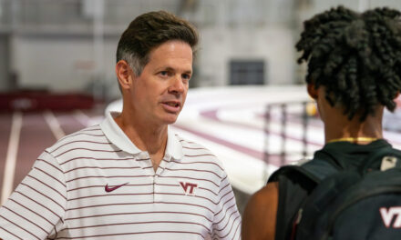 Ben Thomas strives to keep Virginia Tech track programs in stride