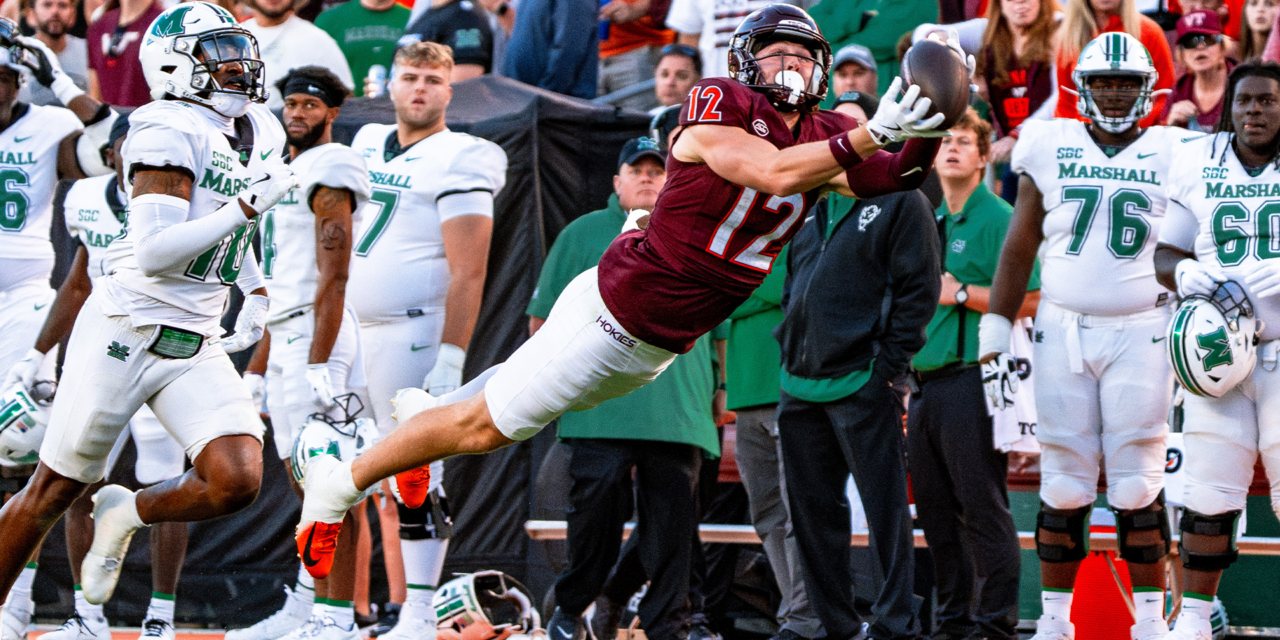 Stephen Gosnell 49-yard catch (Marshall)