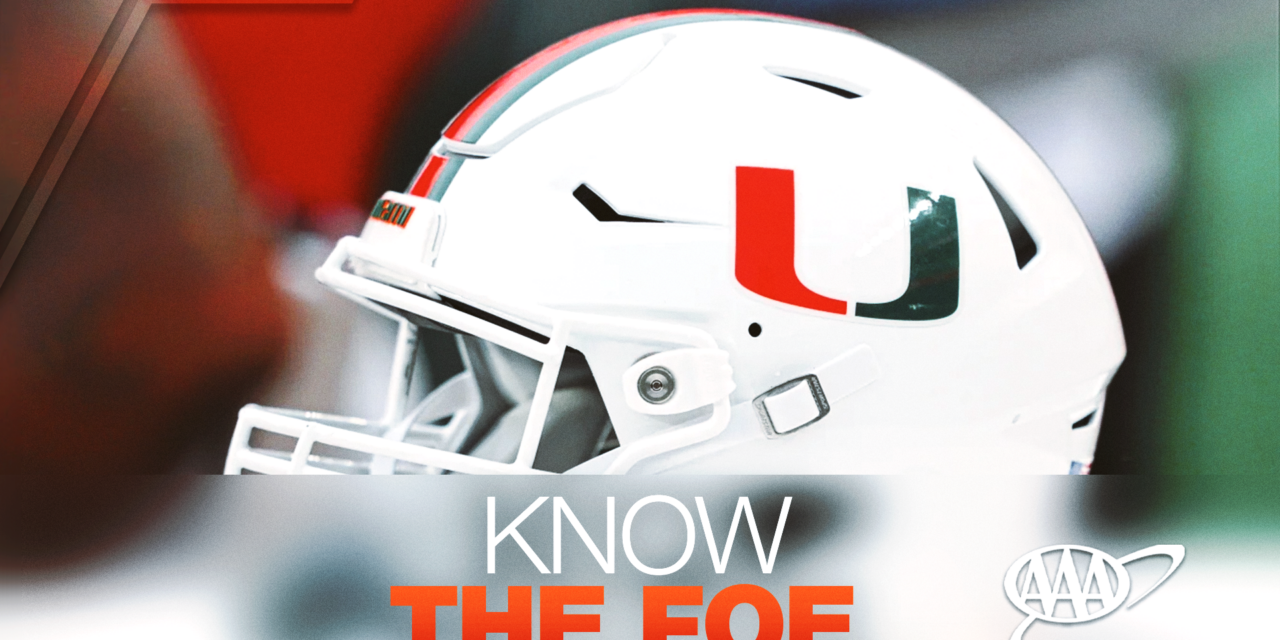 Know the Foe: Miami Hurricanes