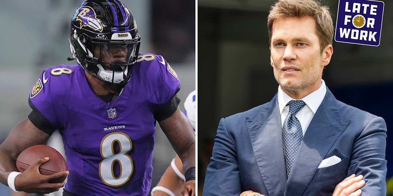 Late for Work: Tom Brady Praises Ravens in Dallas Win, Gives Lamar Jackson New Nickname