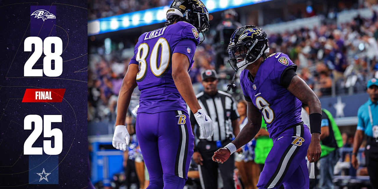 Game Recap: Ravens Hold Off Dallas for First Win 