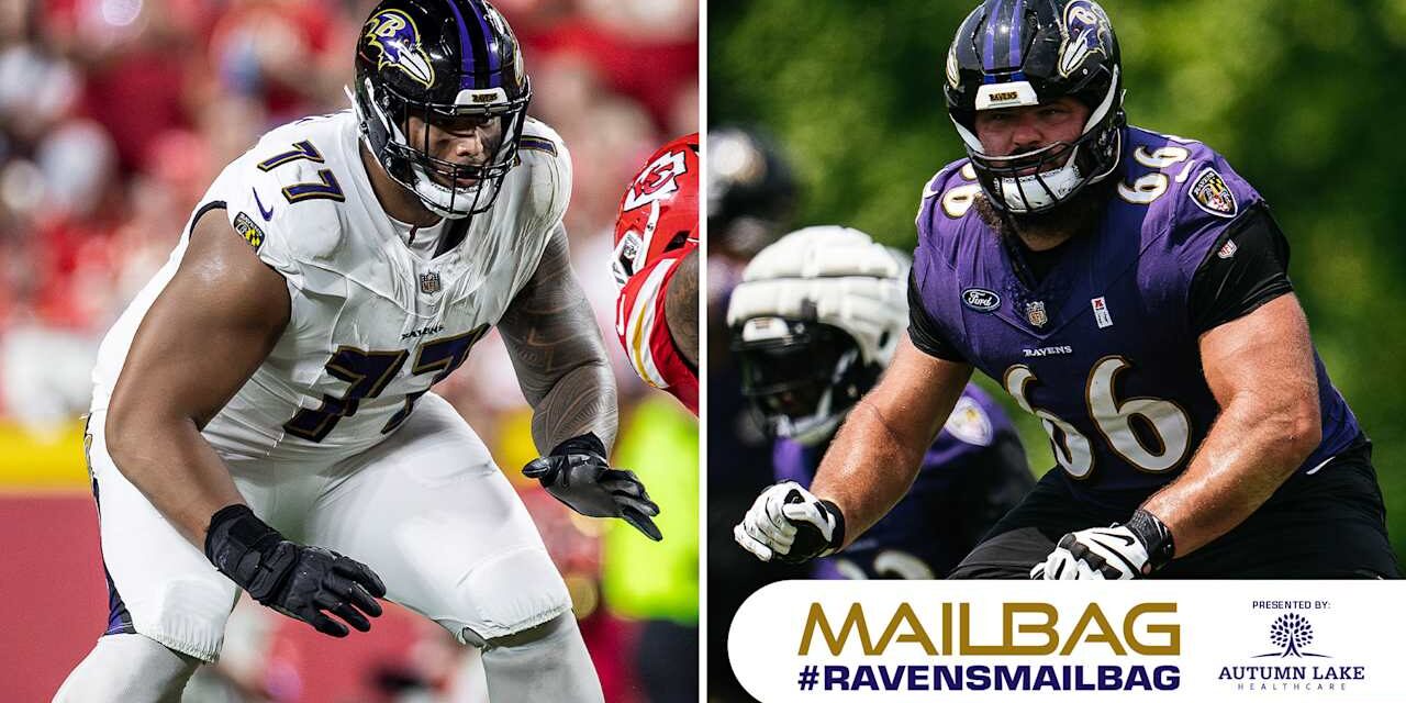 Mailbag: Why Aren’t the Ravens Rotating More on the Offensive Line?