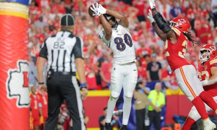 Isaiah Likely and Lamar Jackson React to Final Play Against Chiefs