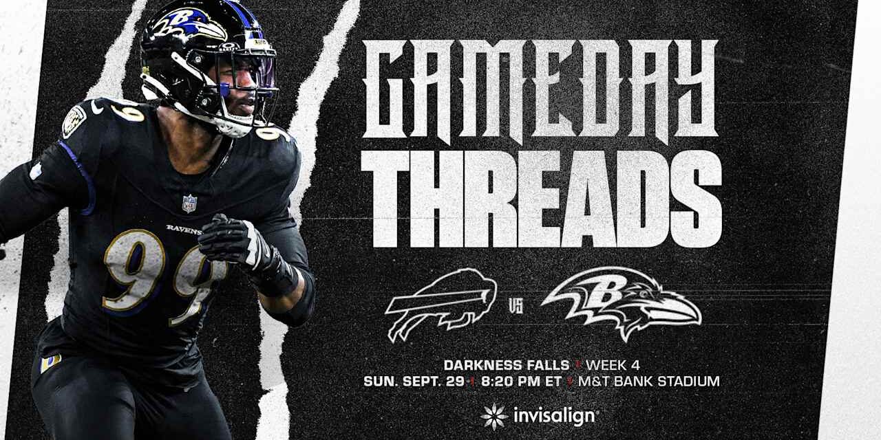 Gameday Threads: Ravens to Wear All-Black for Darkness Game