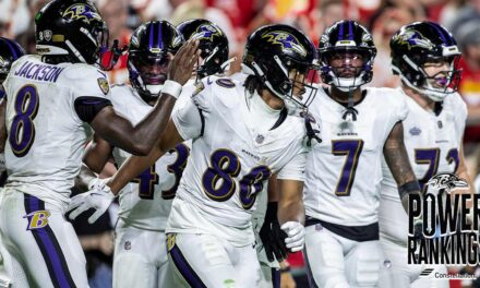 Power Rankings: Ravens Ranked Top 5 Despite Loss