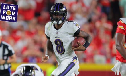 Late for Work: Lamar Jackson Is Reportedly a ‘Little Bit Sore’