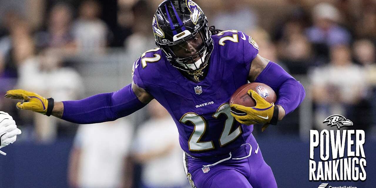 Power Rankings: Ravens Rise as High as No. 5 After First Win