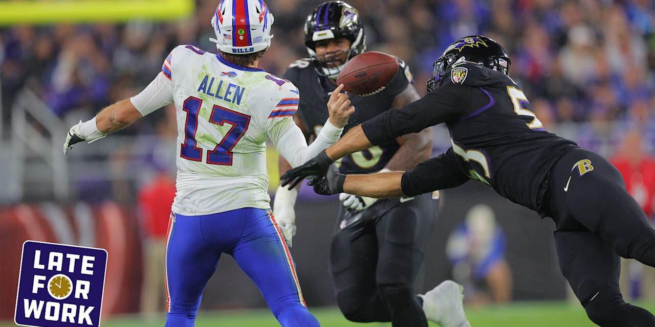 Late for Work: Ravens Defense ‘Stomped’ Josh Allen While Offense ‘Mashed the Bills to Bits’