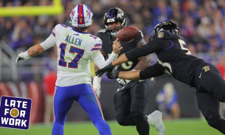 Late for Work: Ravens Defense ‘Stomped’ Josh Allen While Offense ‘Mashed the Bills to Bits’