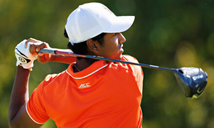 Rahul Rajendran guides Tech at Blessings Collegiate Invitational