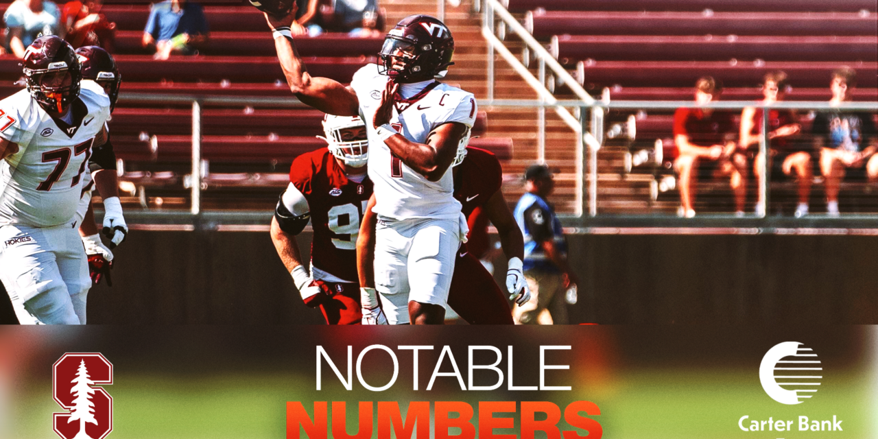 Notable Numbers: Virginia Tech vs. Stanford