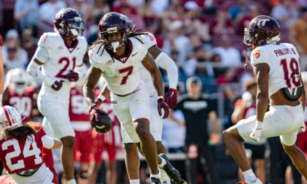 Interception by Keonta Jenkins (Stanford)