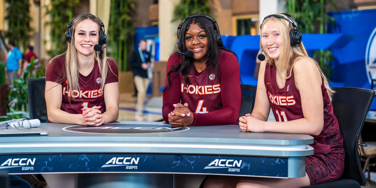 Student-athletes join the ACC Network set at ACC Tipoff