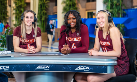 Student-athletes join the ACC Network set at ACC Tipoff