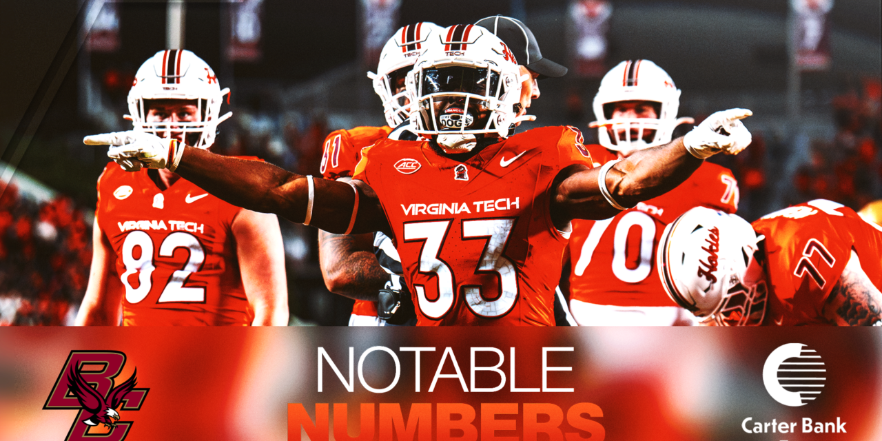 Notable Numbers: Virginia Tech vs. Boston College