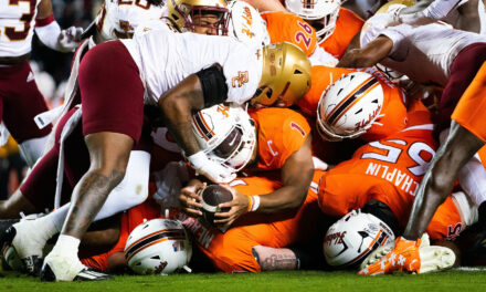 Drones Rushing Touchdown (Boston College)