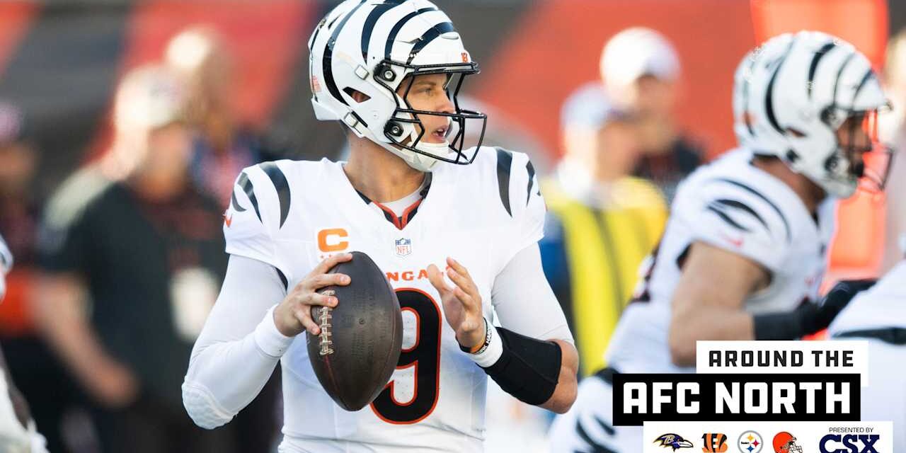 Around the AFC North: Joe Burrow Still Believes 3-5 Bengals Can Reach 10 Wins