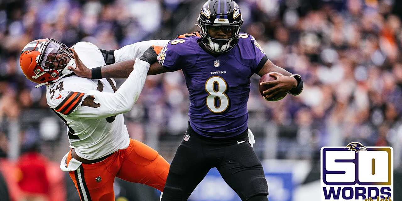 50 Words or Less: Ravens Leaders Are Stiff-Arming the Hype