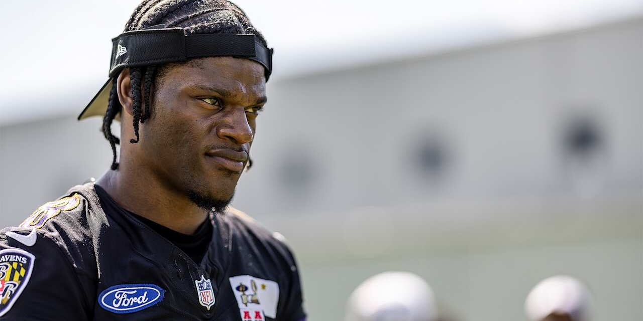 Lamar Jackson Still Not Practicing for Ravens