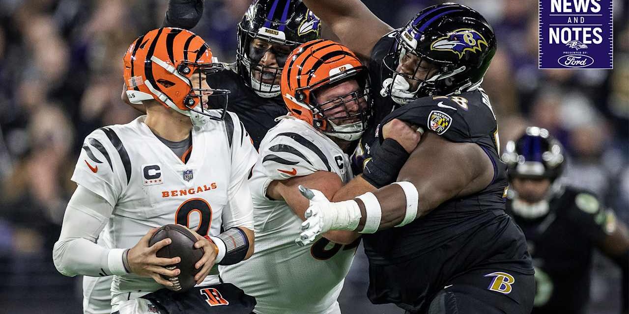 News & Notes: How the Ravens’ Defense Plans to Attack Joe Burrow