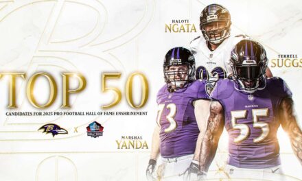 Terrell Suggs, Marshal Yanda, Haloti Ngata Among 50 Candidates for Pro Football Hall of Fame