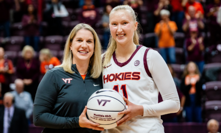 Coach Megan Duffy’s Inaugural Game with Virginia Tech