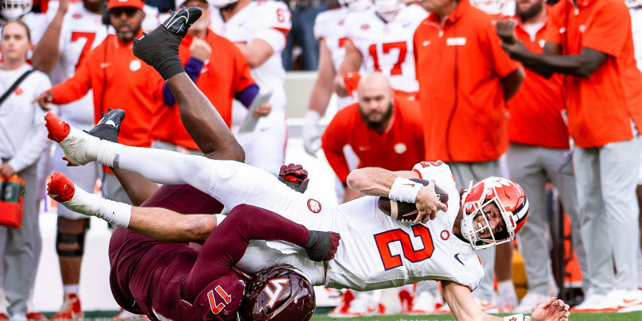 Sack by Cole Nelson (Clemson)