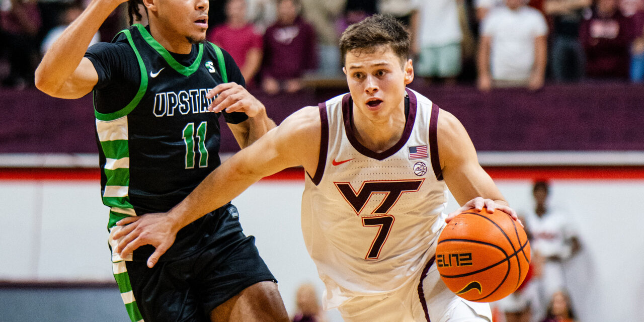 Rechsteiner, Poteat pace six Hokies in double figures in 93-74 victory over USC Upstate