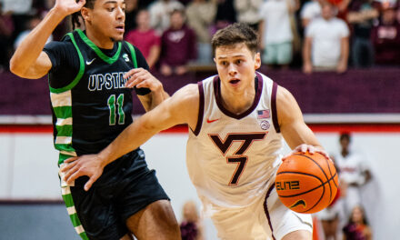 Rechsteiner, Poteat pace six Hokies in double figures in 93-74 victory over USC Upstate