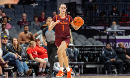 Wenzel, Micheaux in double figures Sunday as Hokies fall