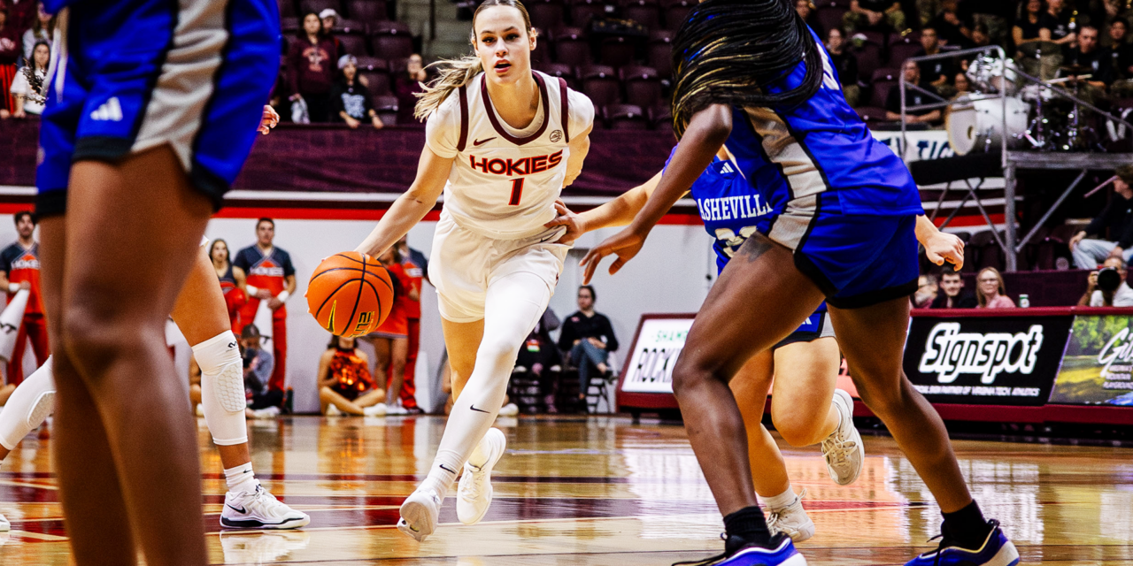 Wenzel’s career night paces Hokies in 85-62 victory over UNC Asheville