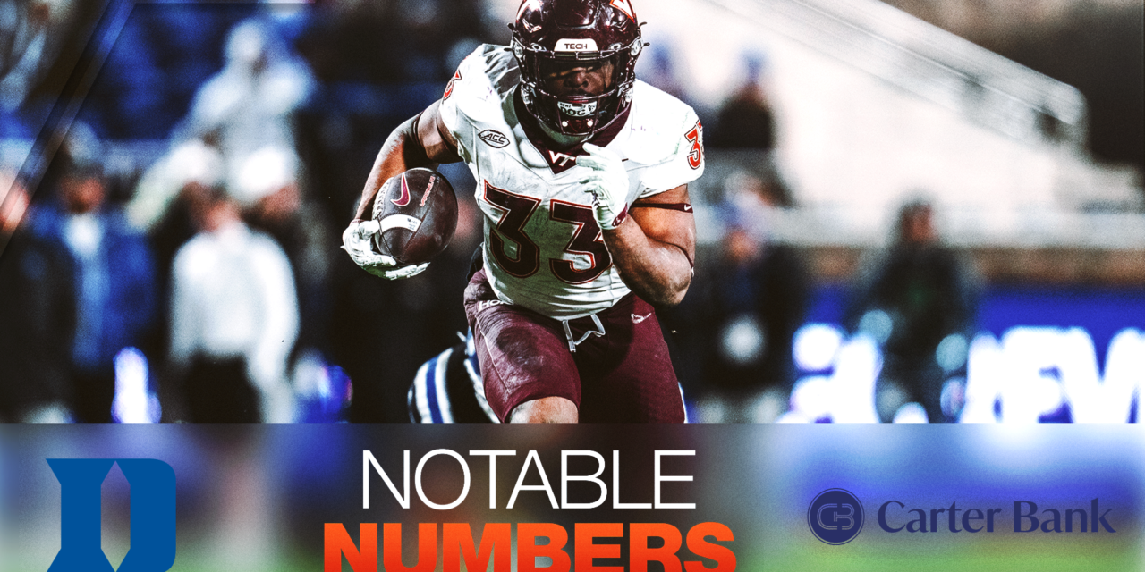 Notable Numbers: Virginia Tech vs. Duke