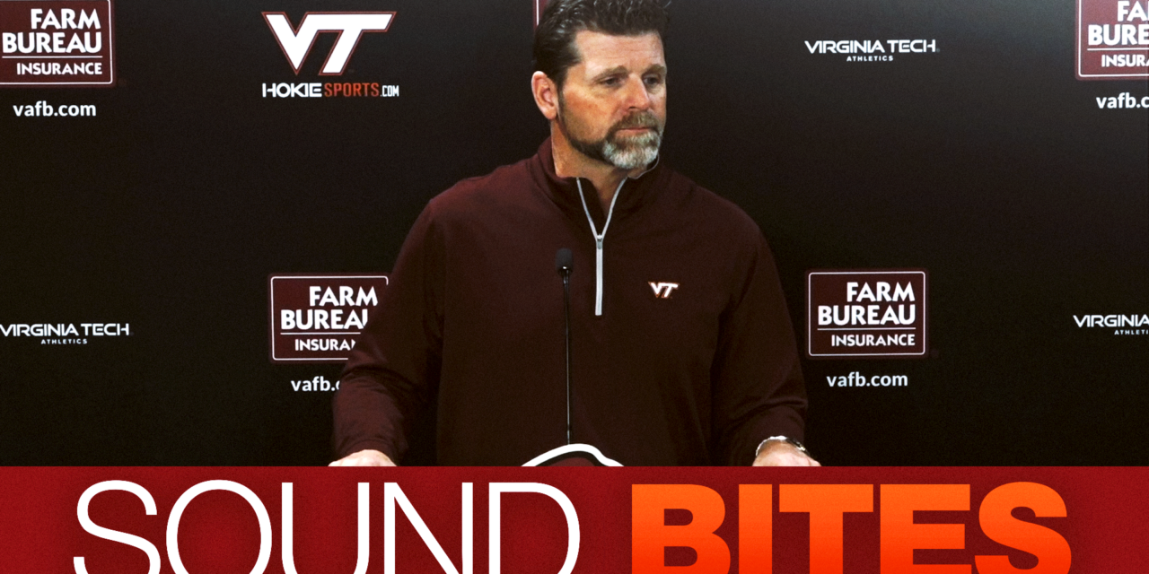 Soundbites: Week 14 Press Conference (Virginia)