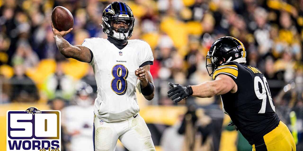 50 Words or Less: There's Added Smoke to Ravens-Steelers Rivalry