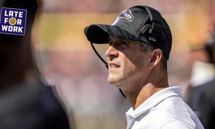 Late for Work: Pundits Credit John Harbaugh's Aggressive Decisions as Reason for Ravens' Win