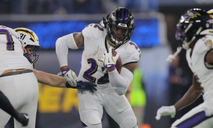 Derrick Henry, Ravens Ground Game Grinds Down Chargers