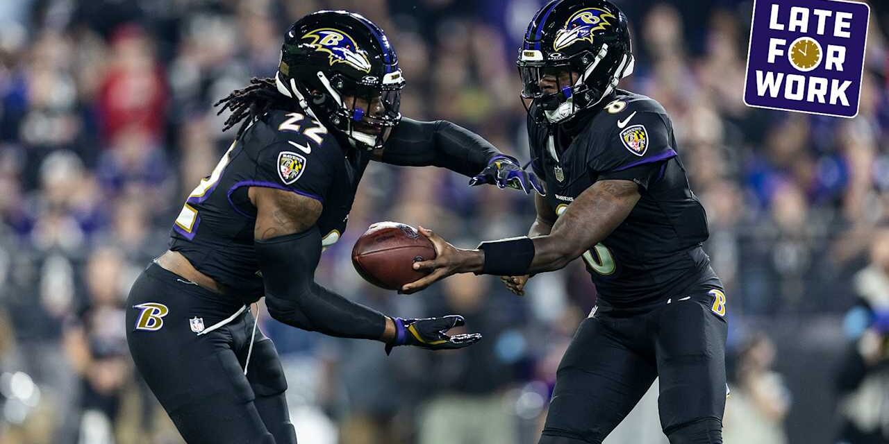 Late for Work: Ravens Are Thankful for Lamar Jackson and Derrick Henry 