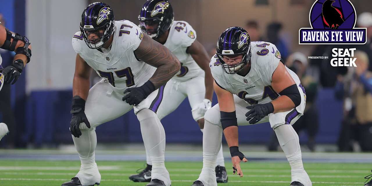 Ravens Eye View: Ravens' Offensive Line Has Become a Strength