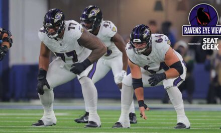 Ravens Eye View: Ravens' Offensive Line Has Become a Strength